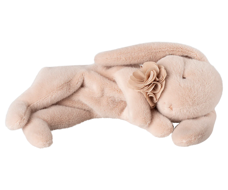 Maileg Sleeping Bunny Plush - Small Powder