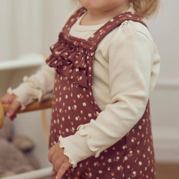 Musli By Green Cotton Cozy Me Rib Deco Tee - Oak