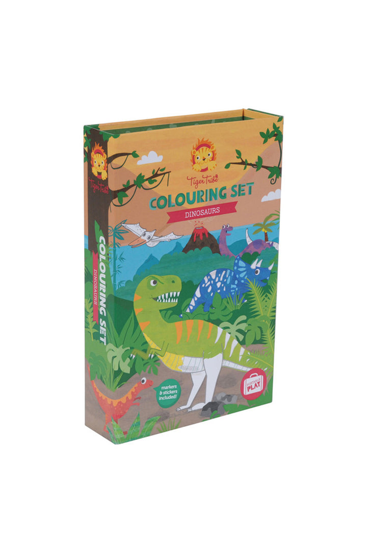 Tiger Tribe Dinosaurs Coloring Set