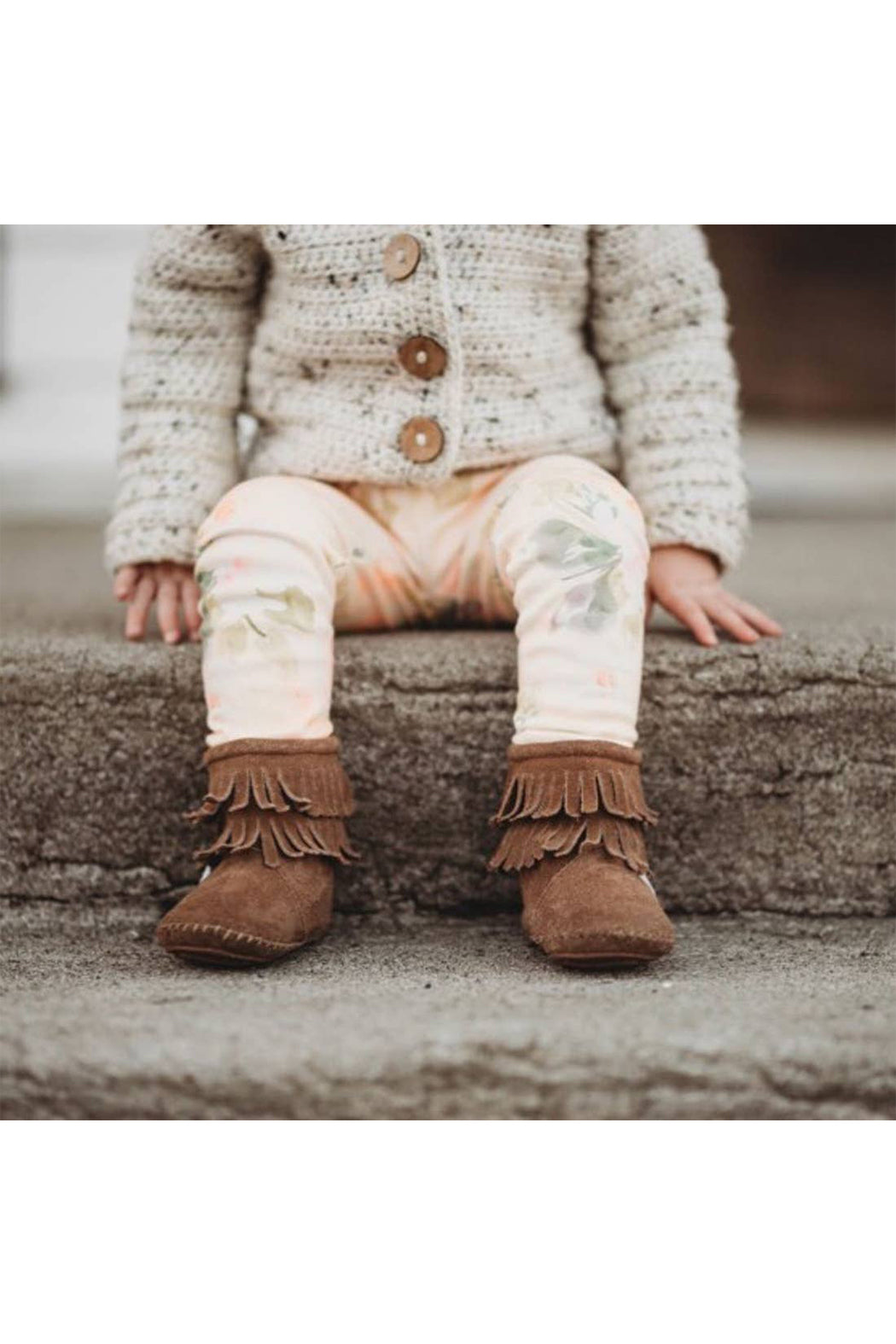 Little Love Bug Brown Cozy Boot