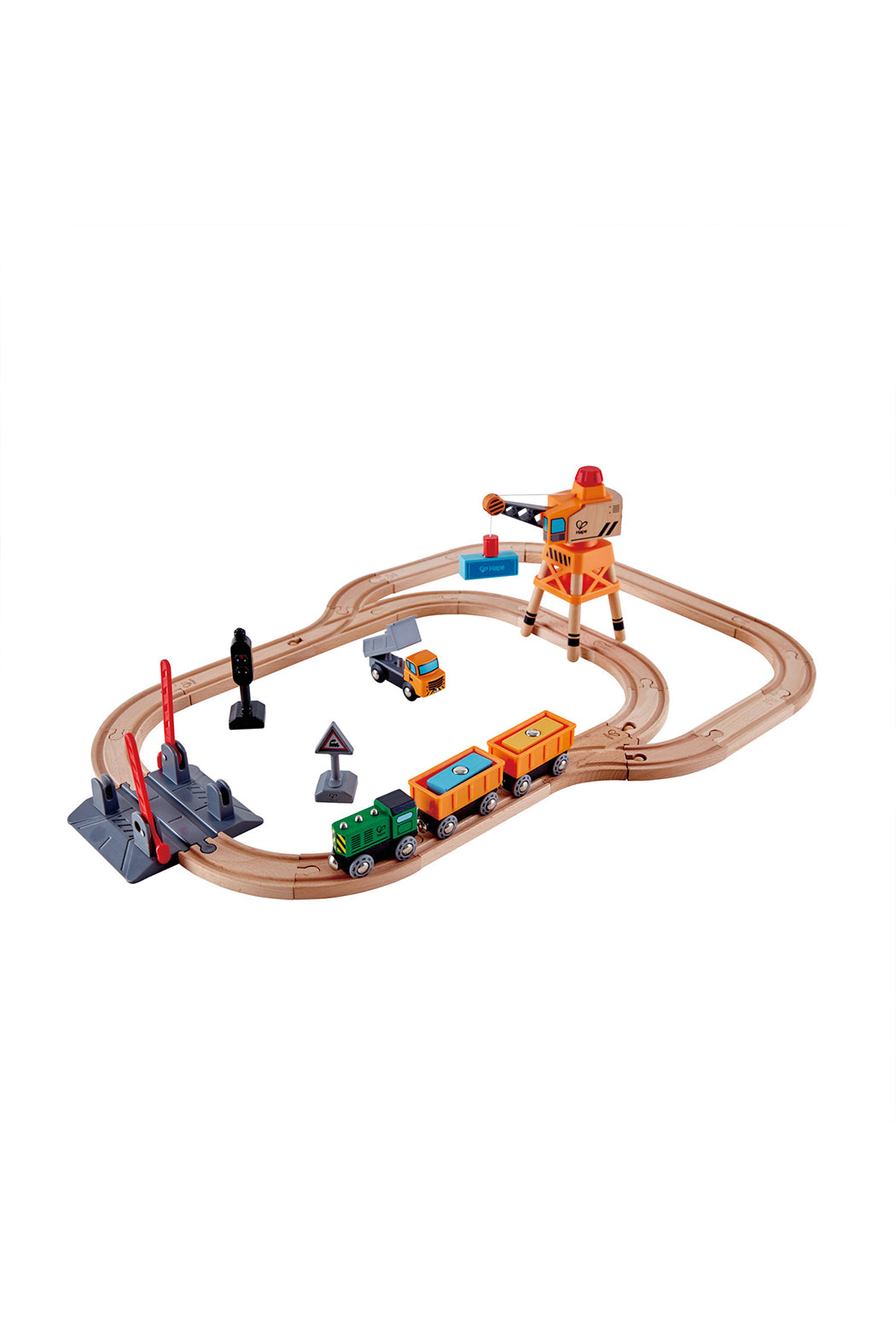 Hape Crossing & Crane Set