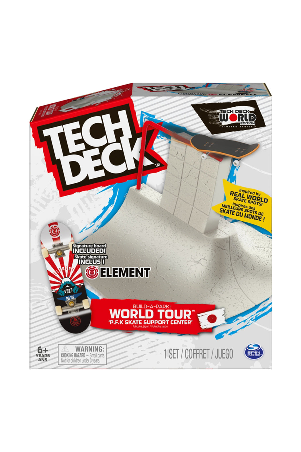 Tech Deck Build-A-Park World Tour PFK Skate Support Center Tech Deck Build-A-Park World Tour PFK Skate Support Center
