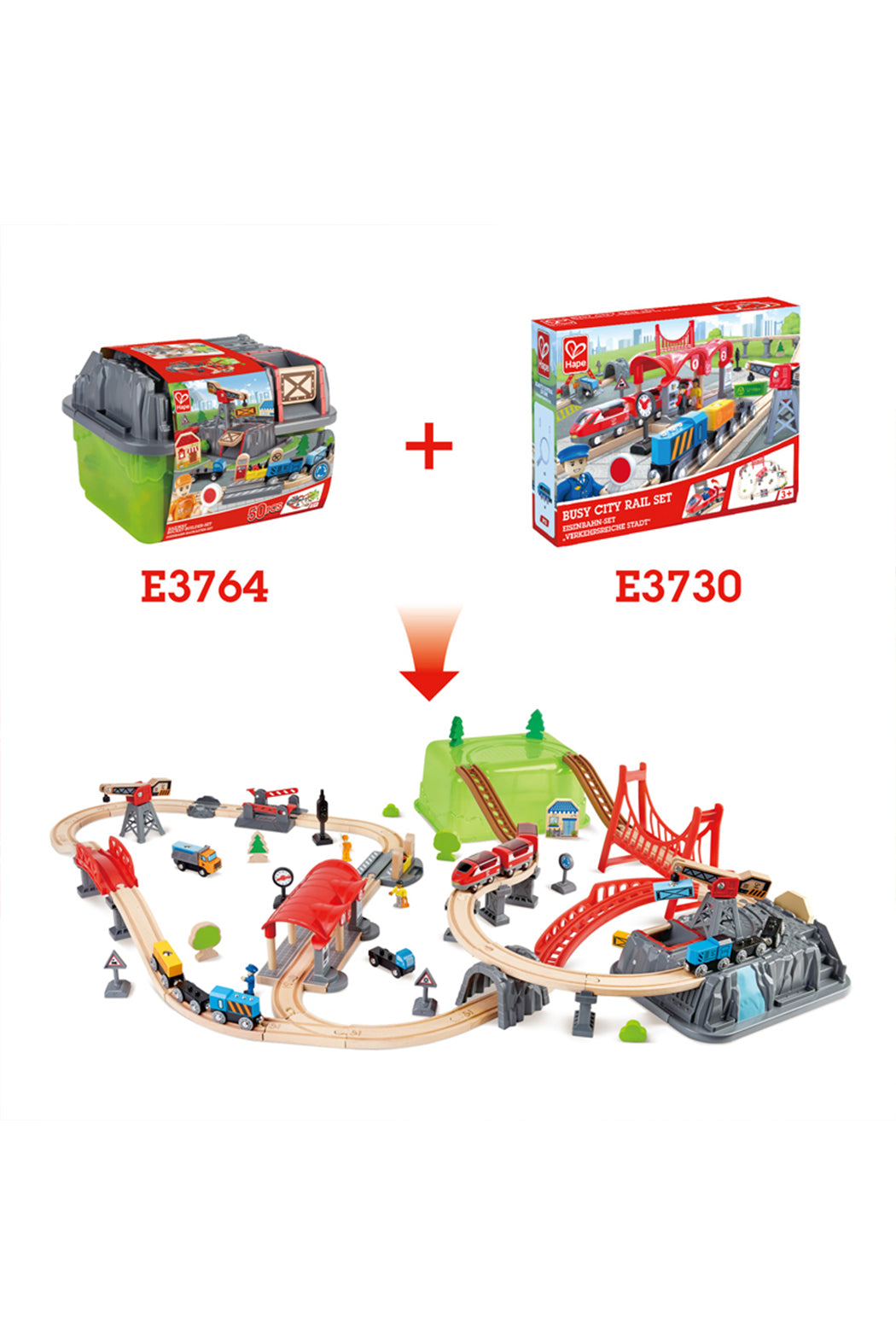 Hape Railway Bucket Builder Set