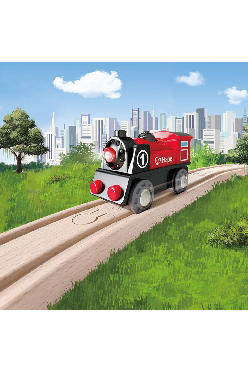 Hapi Engine Hape Battery Powered Engine #1 – Hopscotch Kids
