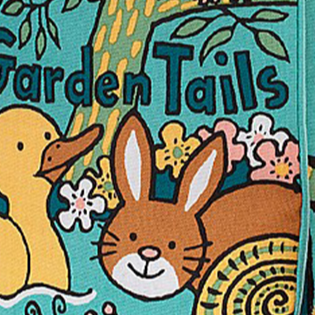 Jellycat Garden Tails Book