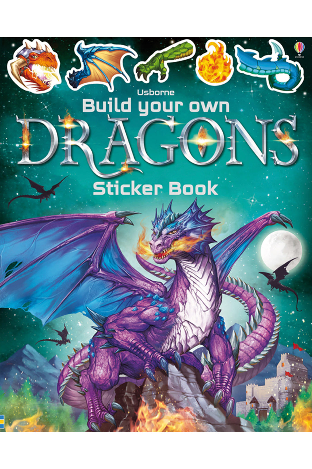 Usborne Build Your Own Dragons Sticker Book