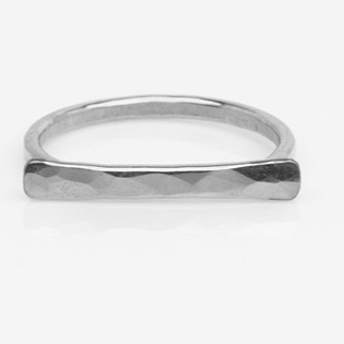 Nashelle Faceted Bar Ring