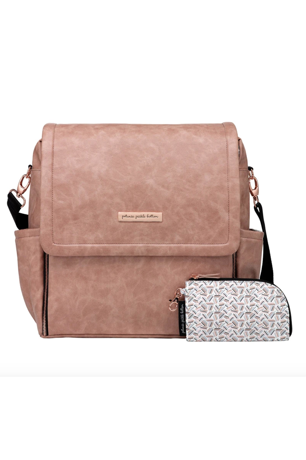 Pentunia Picklebottom Boxy Backpack - Dusy Rose Leatherette