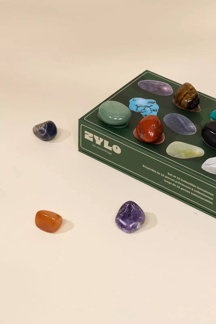 Coco Village Set of 12 Collectible Gemstones