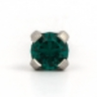 Studex May Emerald Stainless Tiffany 3mm