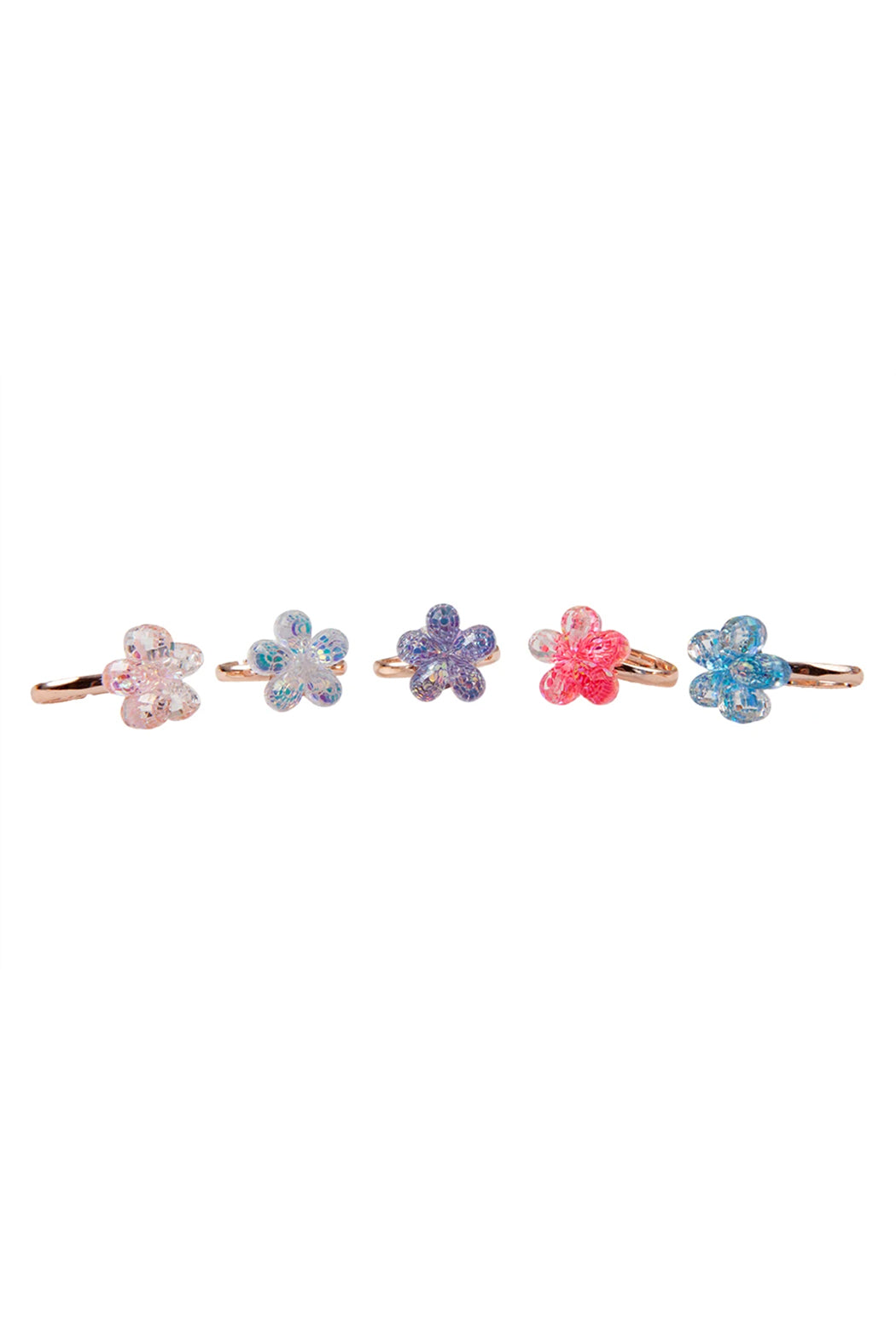 Great Pretenders Boutique Shimmer Flower Ring