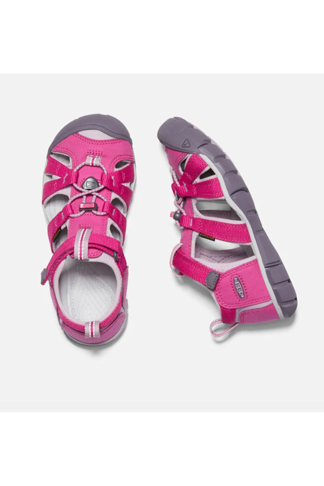 Keen Big Kids' Seacamp II CNX Sandal - Very Berry/Dawn Pink