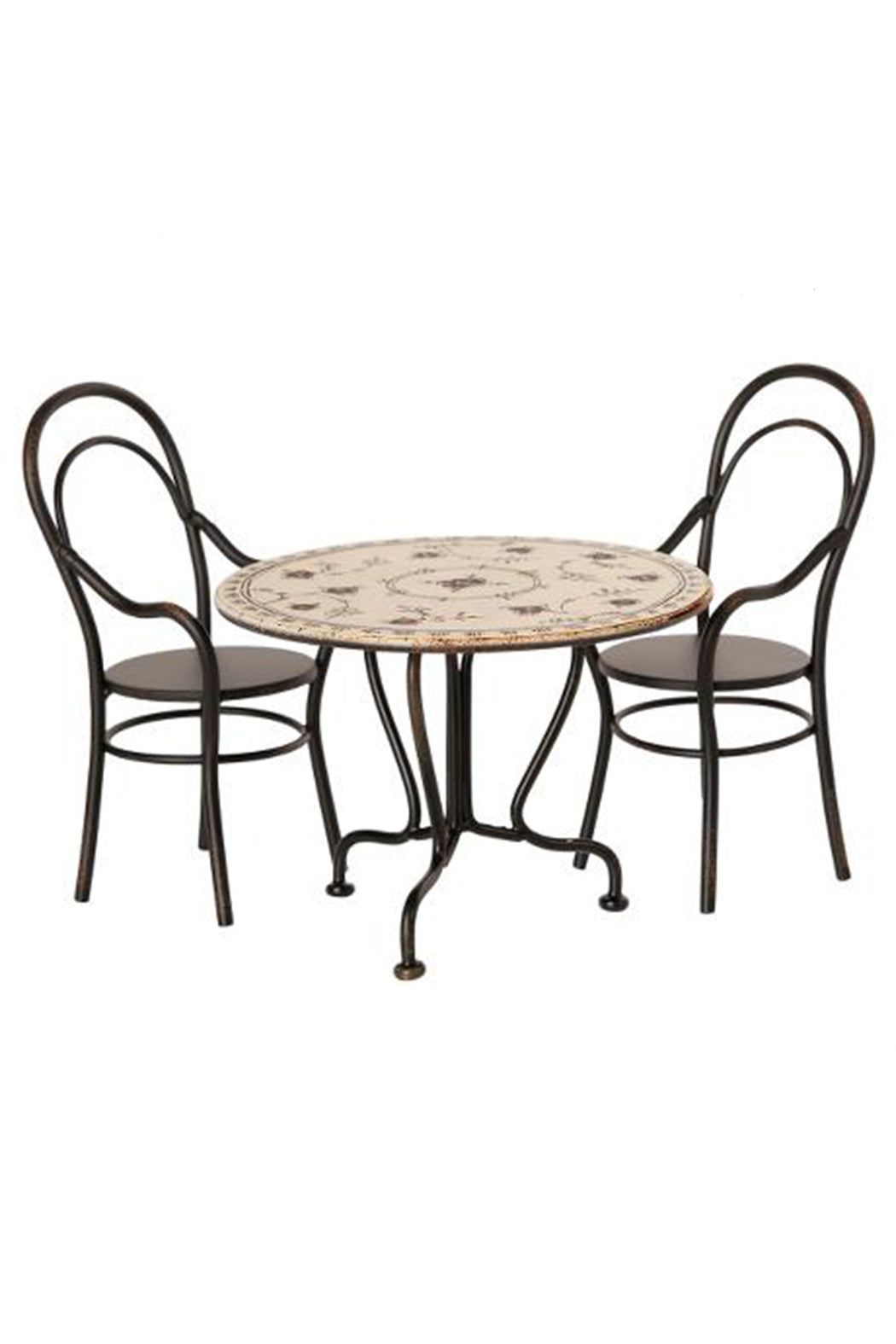 Maileg Dining Table Set With Two Chairs