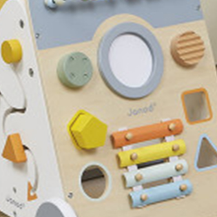 Janod Sweet Cocoon Wooden Multi-Activity Walker