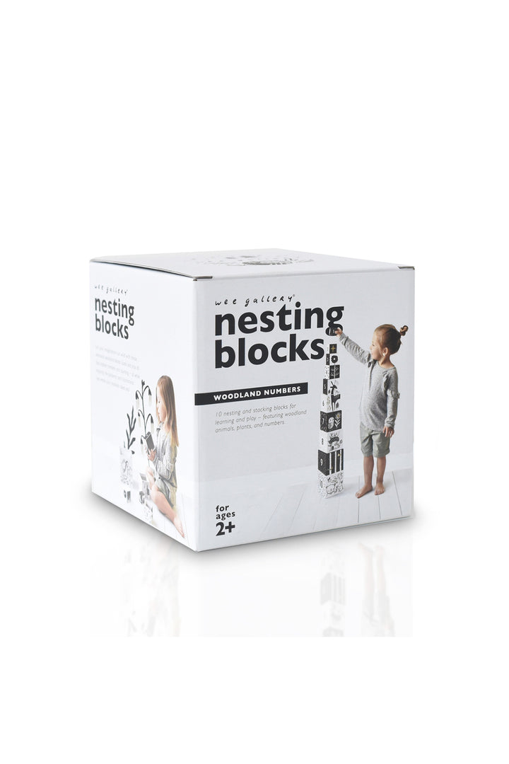 Wee Gallery Nesting Blocks - Woodland Numbers
