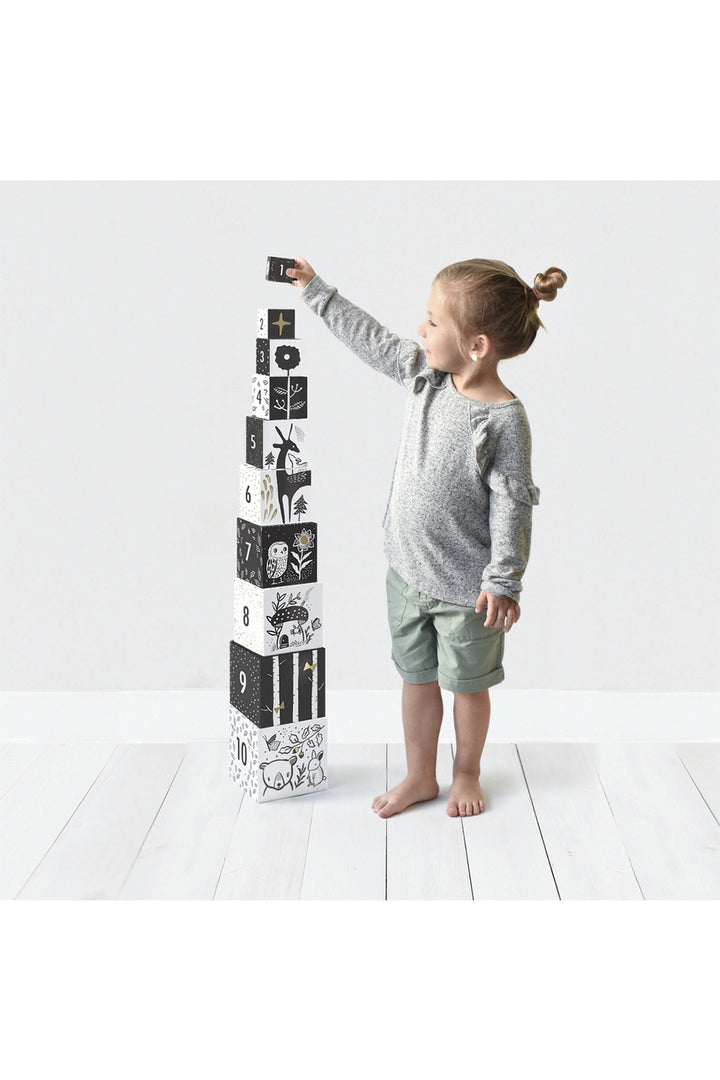 Wee Gallery Nesting Blocks - Woodland Numbers