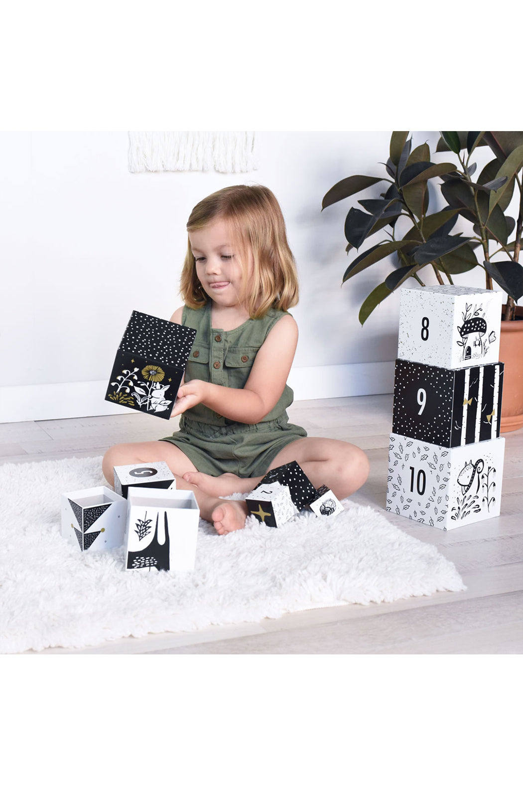 Wee Gallery Nesting Blocks - Woodland Numbers