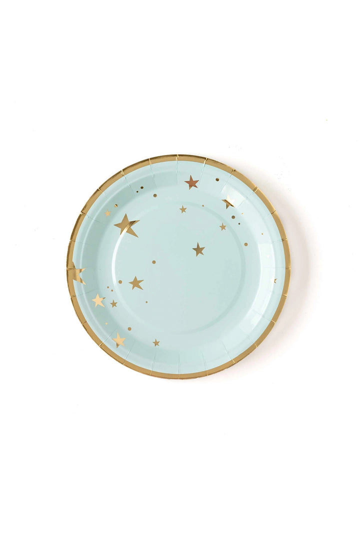 Baby Blue Star 9" Plates