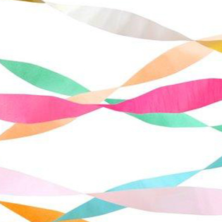 Meri Meri Crepe Paper Streamers - Bright