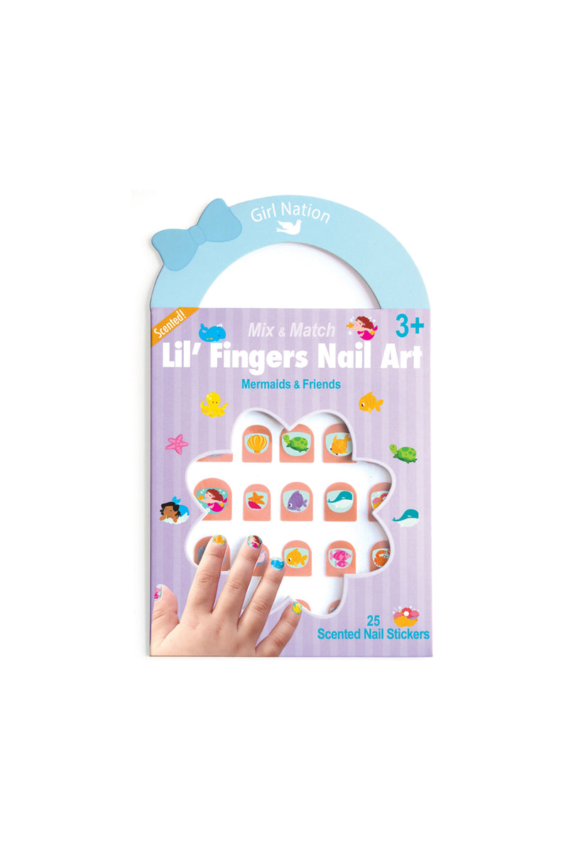 Girl Nation Lil' Fingers Nail Art - Mermaids & Friends