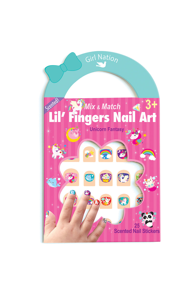 Girl Nation Lil' Fingers Nail Art - Unicorn Fantasy