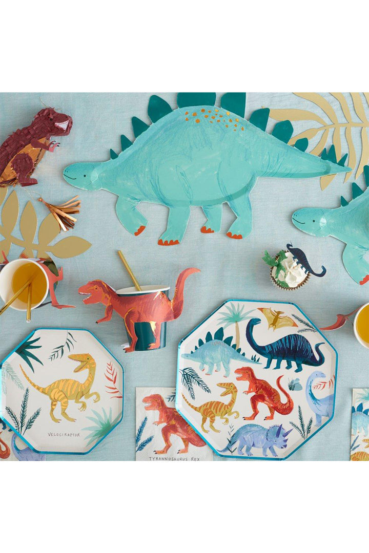 Meri Meri Stegosaurus Platters - Set Of 4
