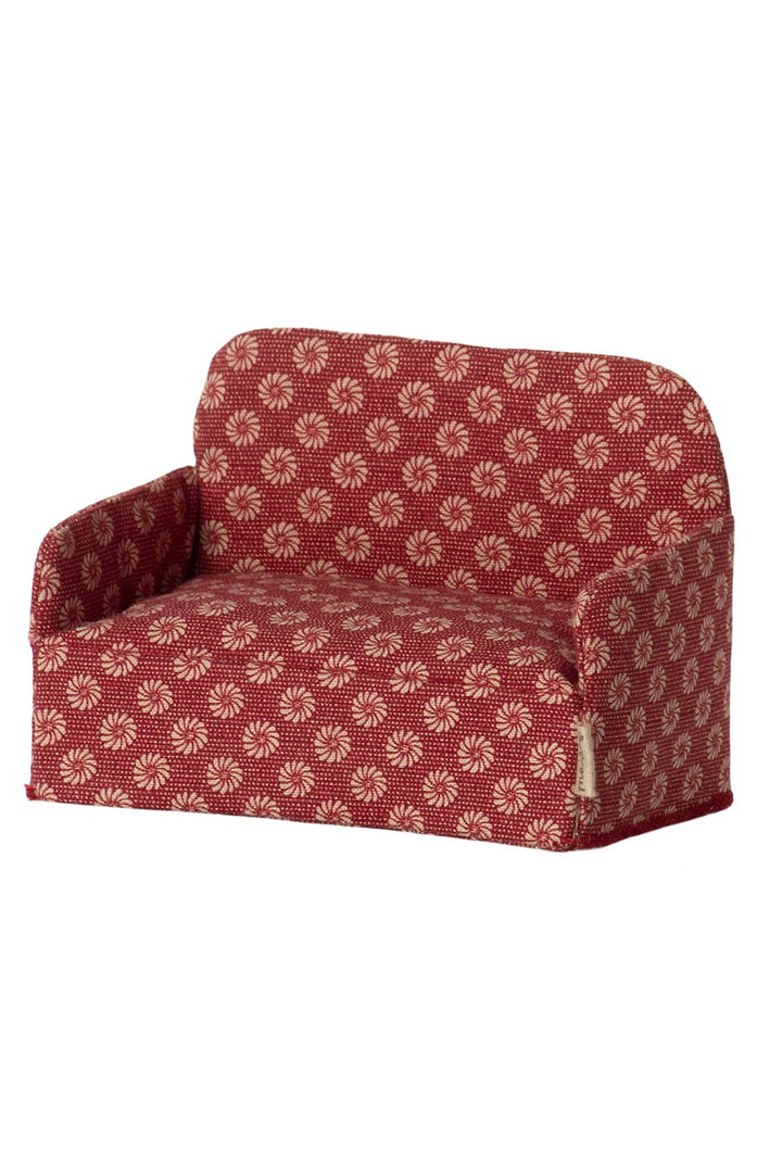 Maileg Couch Mouse Red