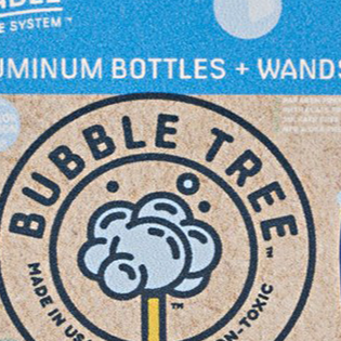 Bubble Tree Aluminum Bubble Bottle 2 Pack