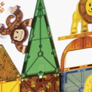 Valtech - MagnaTiles Safari Animals 25 Piece Set