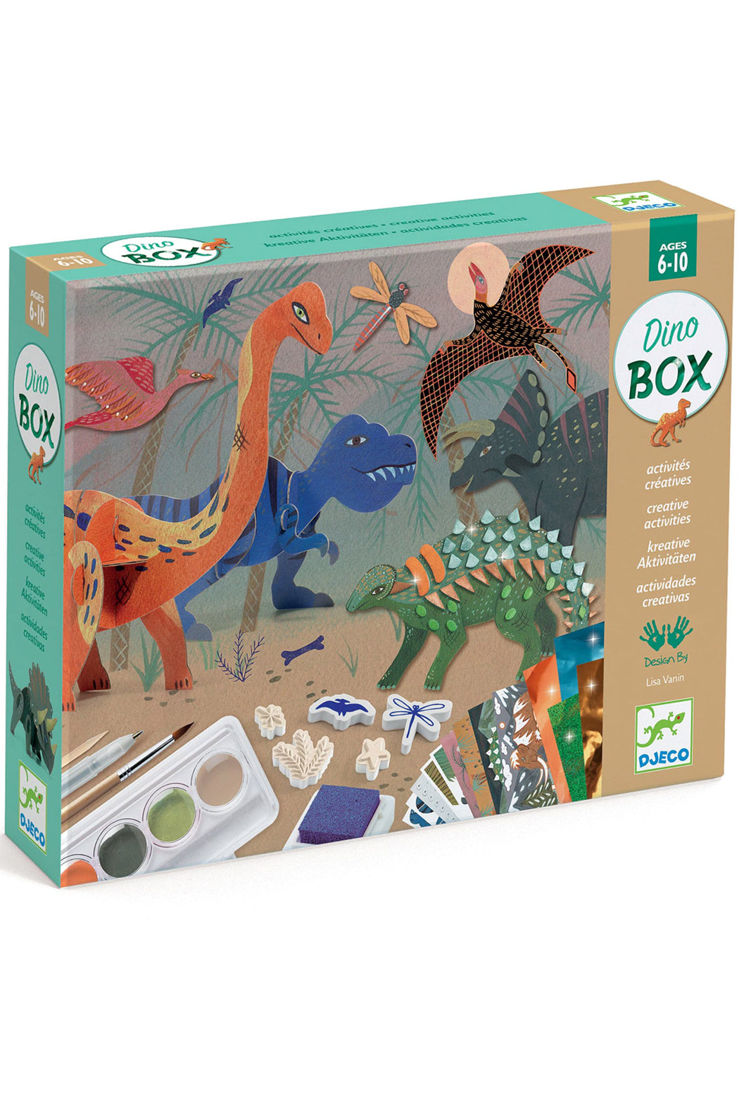 Djeco Dino Box Multi-Activity Kit
