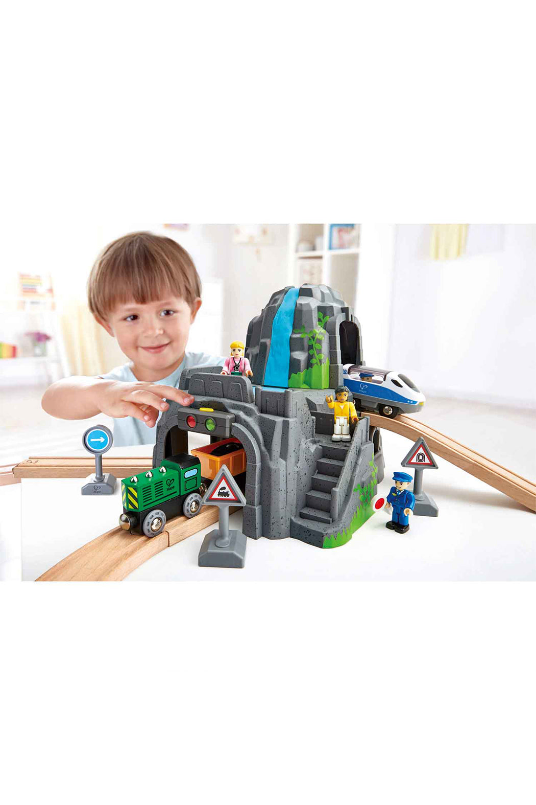 Hape Light and Sound Mountain Tunnel Set