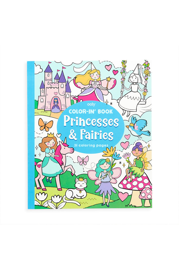 Ooly Color-In Book -  Princesses & Fairies