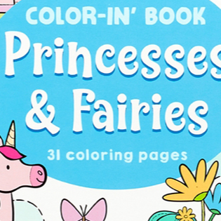 Ooly Color-In Book -  Princesses & Fairies