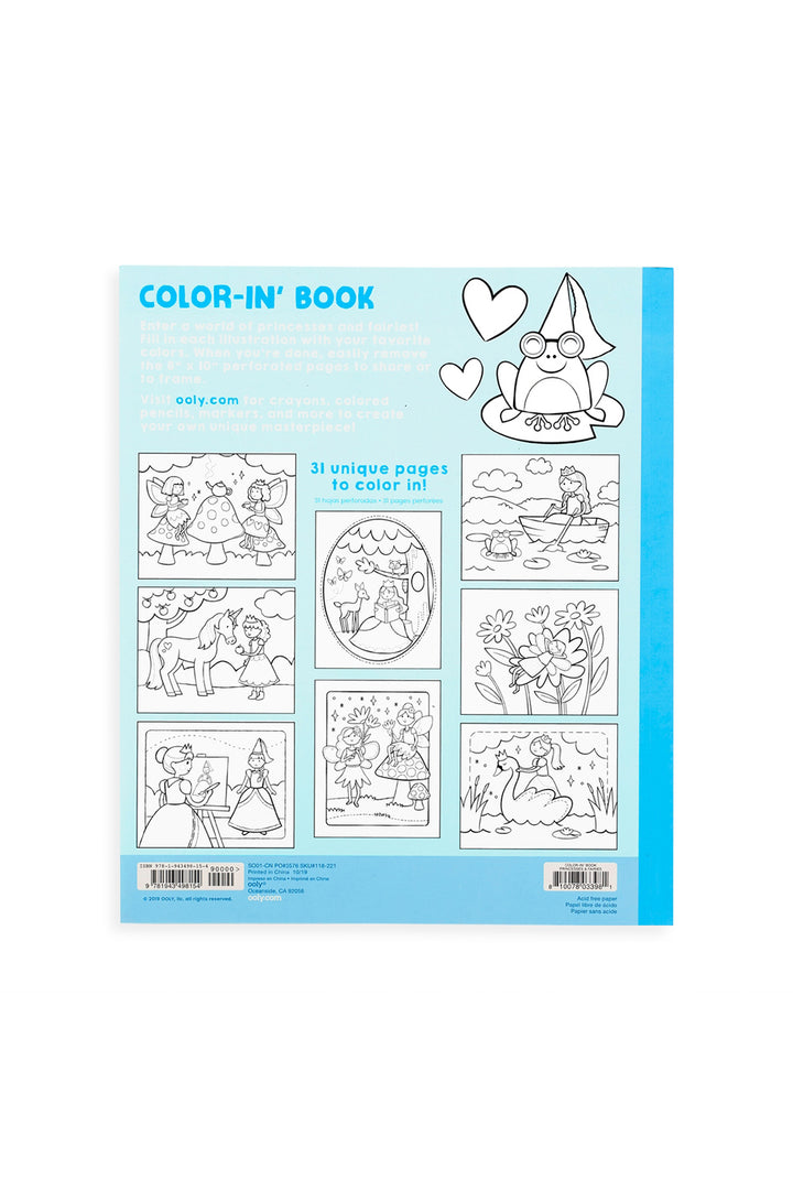 Ooly Color-In Book -  Princesses & Fairies