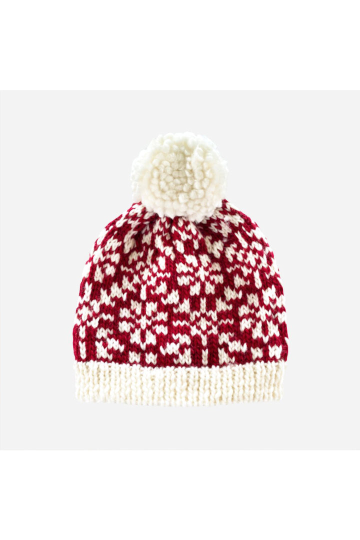 Blueberry Hill Snowfall Hat - Red