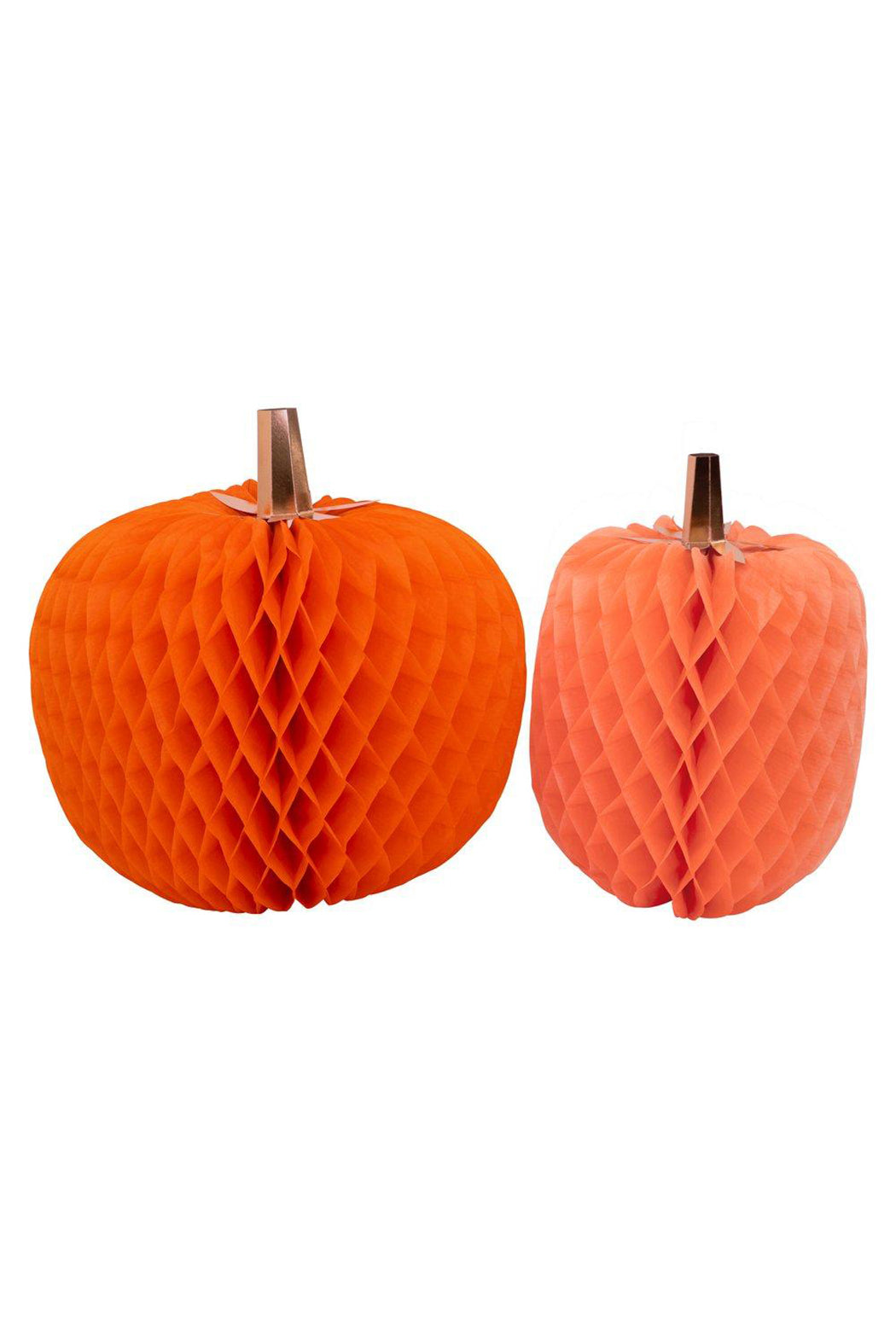 Meri Meri Giant Honeycomb Pumpkins - Set Of 2