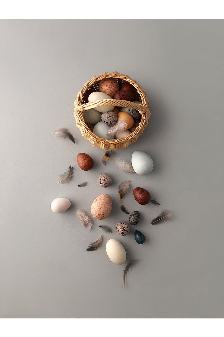 Moon Picnic A Dozen Bird Eggs In A Basket