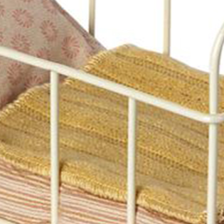 Maileg Micro Cot Bed - Rose