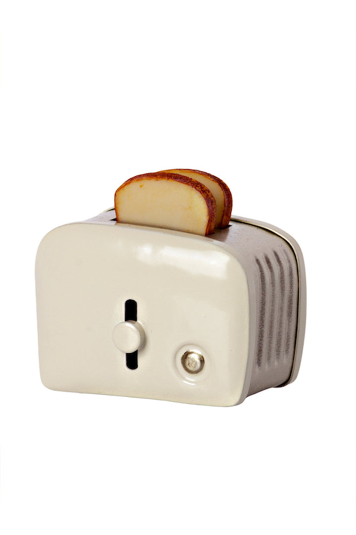 Maileg Miniature Toaster & Bread - Off White