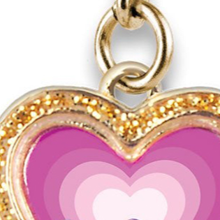 Charm It Gold Heart Shaker Charm