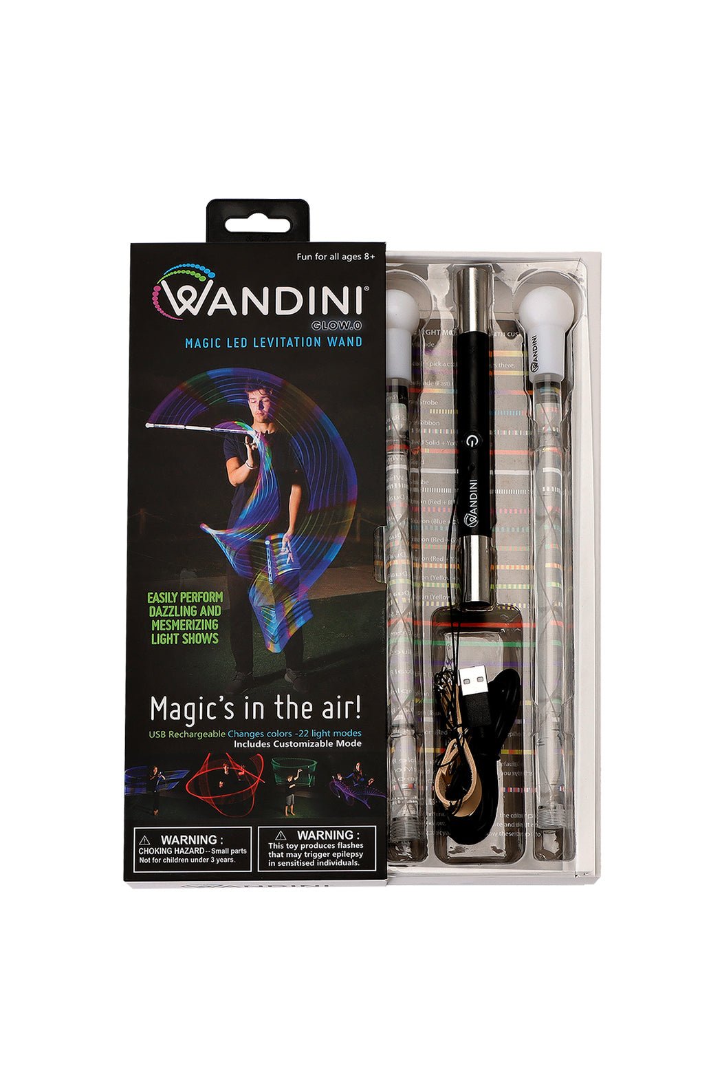 Fun In Motion Wandini Glow.O Magic LED Levitation Wand