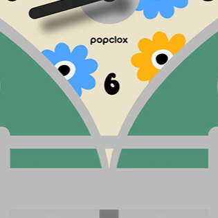 Popclox Peace Bus Pendulum Clock
