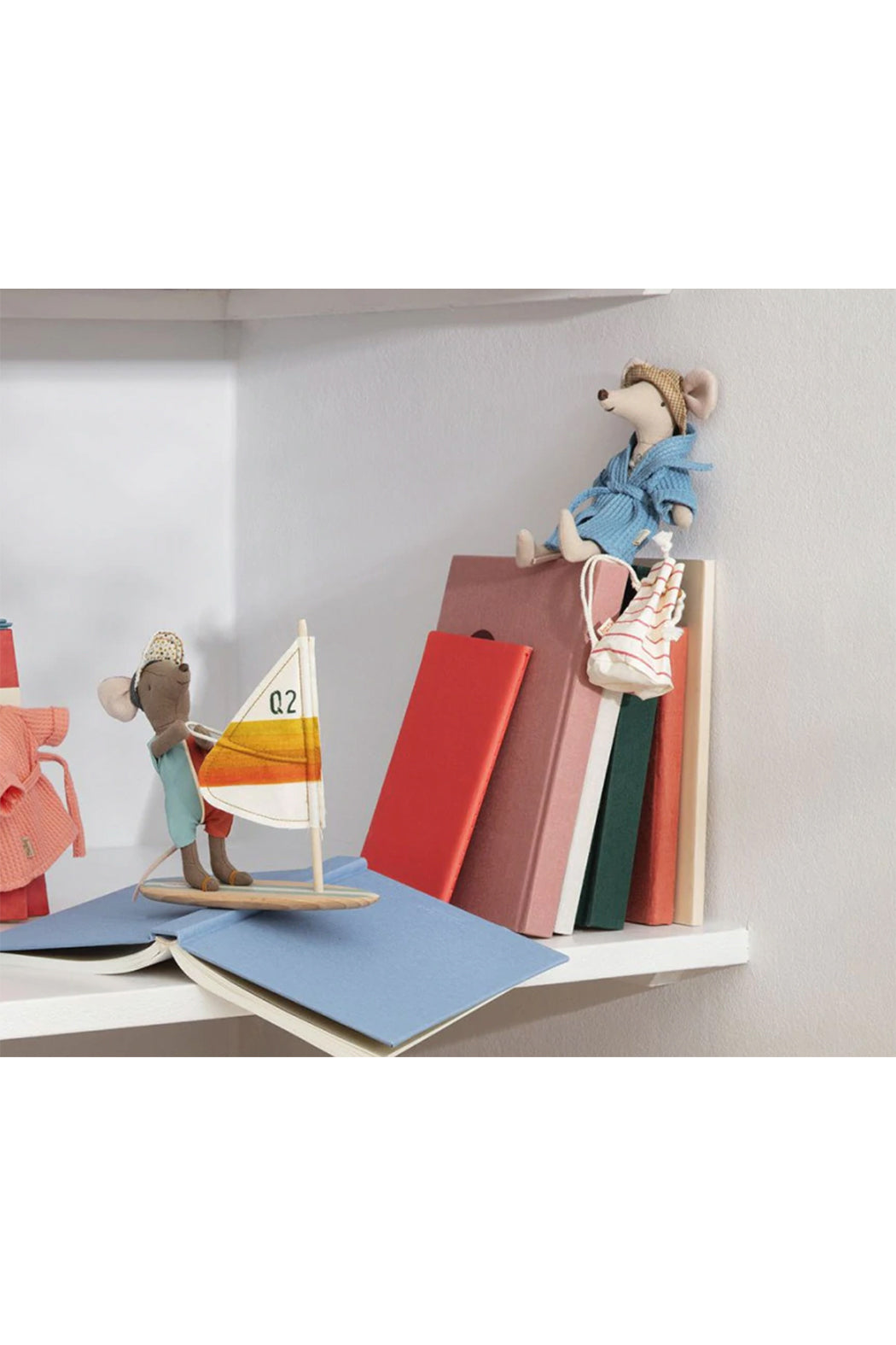 Maileg Bathrobe Dad/Mum - Dusty Blue