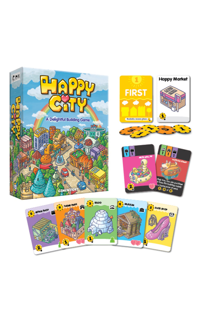 Gamewright Happy City: A Delightful Building Game