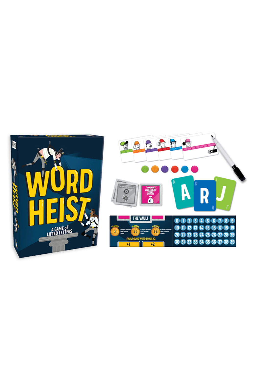 Gamewright Word Heist: A Game Of Lifted Letters