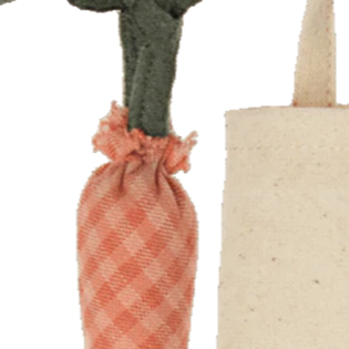 Maileg Carrots In Shopping Bag