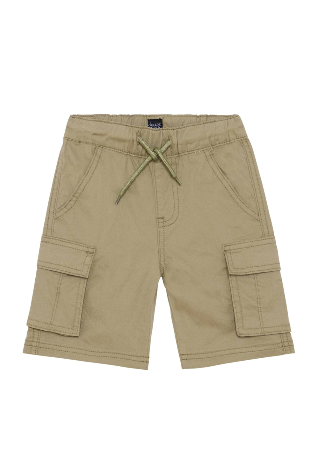 Deux Par Deux Stretch Twill Short With Cargo Pocket