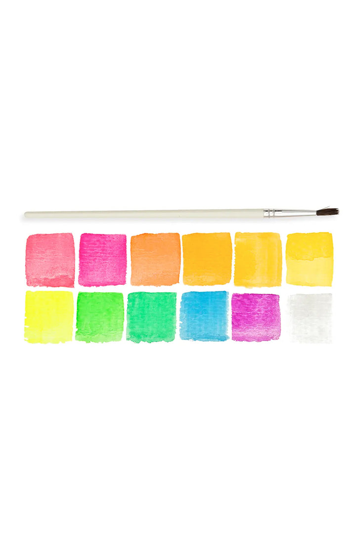 Ooly Chroma Blends Neon Watercolor Paint - 13 PC Set