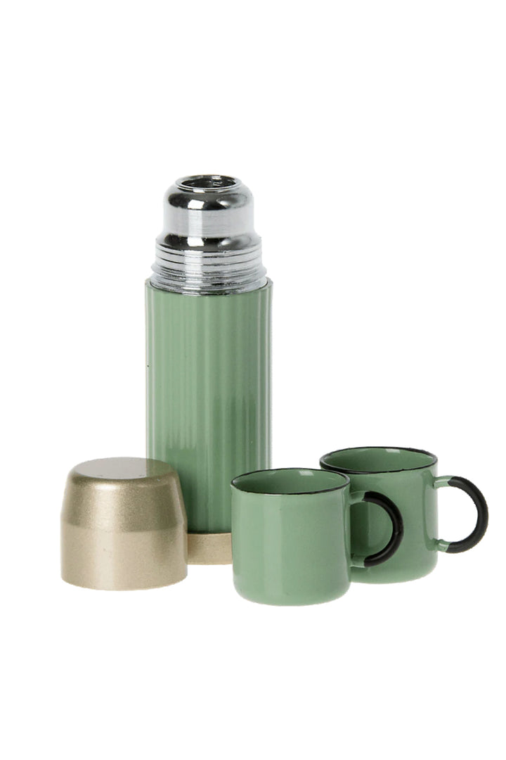 Maileg Thermos And Cups - Mint