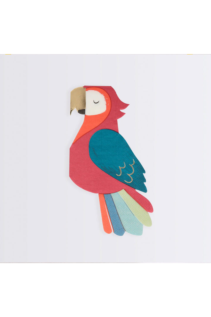 Meri Meri Parrot Napkins - Set Of 16